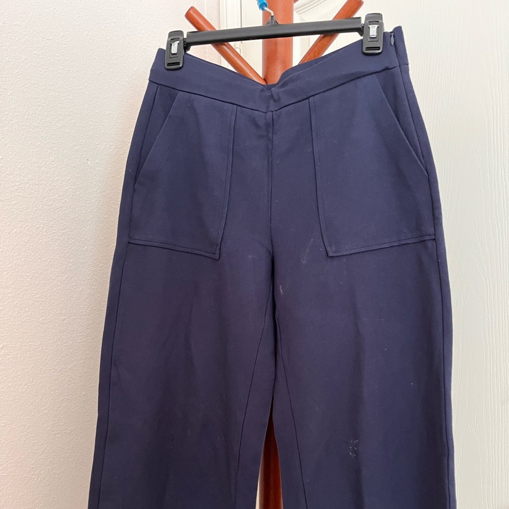 J. Crew Navy Wide-Length Pants